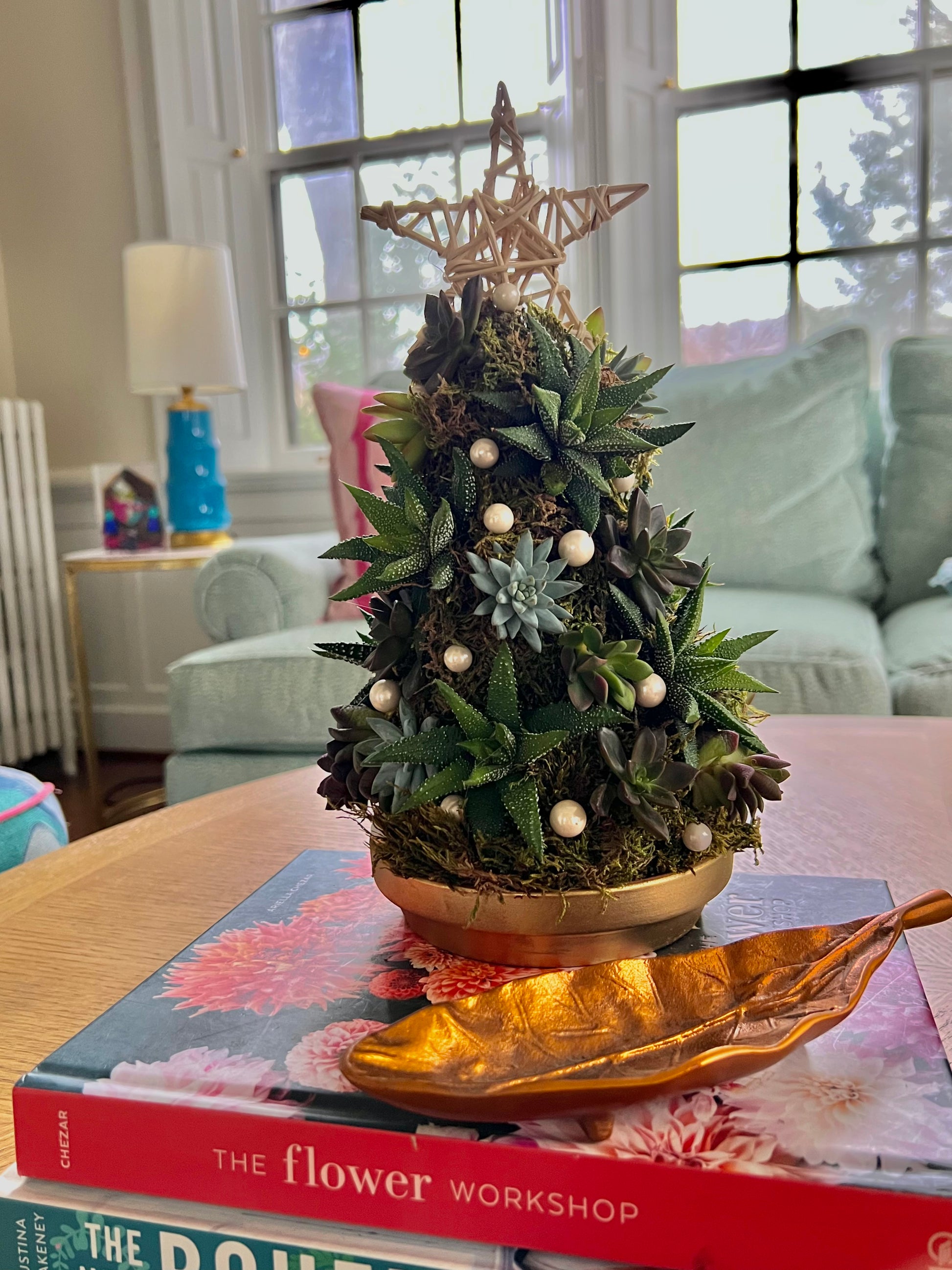 succulents christmas decor Succulent Christmas Trees